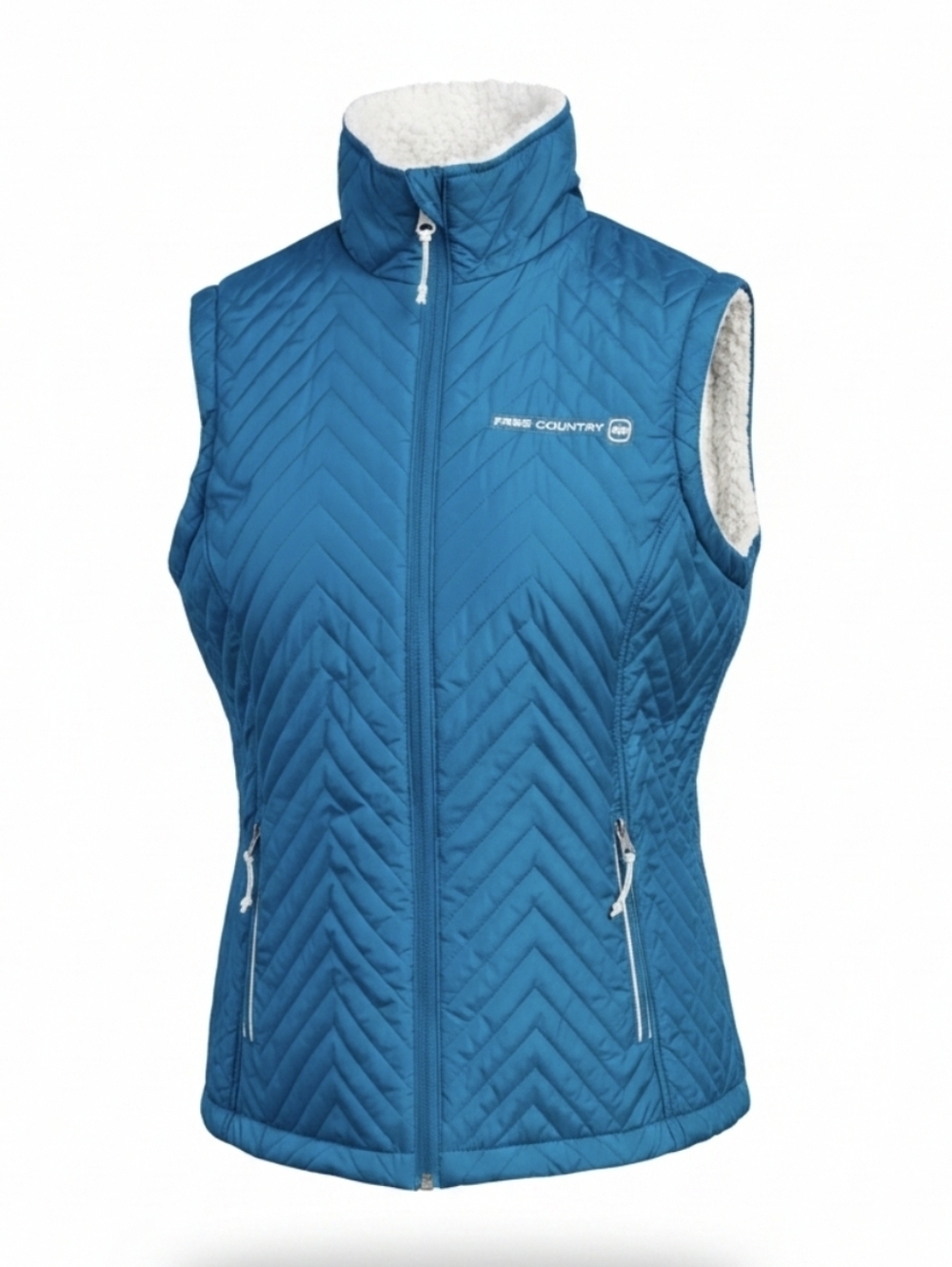 FREE COUNTRY | OUTERWEAR REVERSIBALE QUILTED SHERPA FULL ZIP VEST